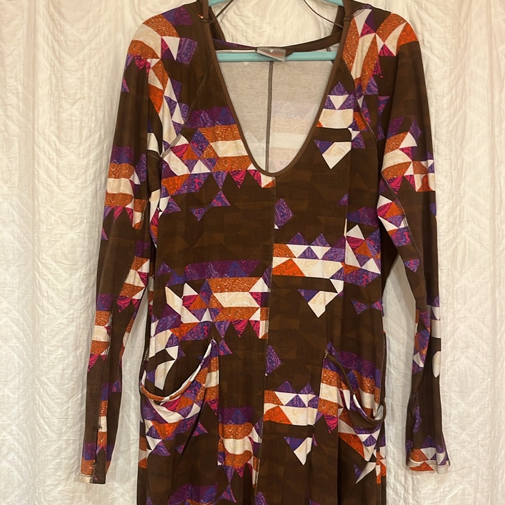 Free People Hot Shot Long Sleeve Printed Onesie - Picture 5 of 12